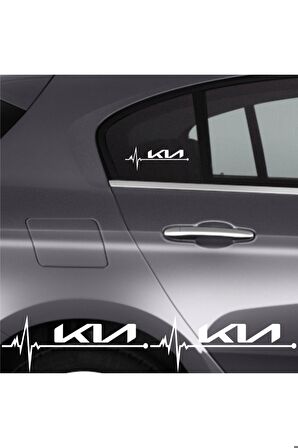 Özel Tasarım Kia Rio Ritim Oto Sticker (2 Adet)