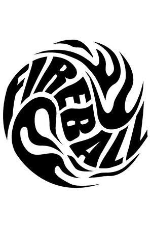 Fıre Ball Sticker (Oto-Motor-Laptop-Duvar-Dekor) 30 x 30 cm