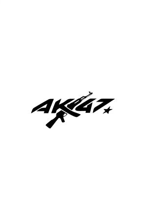 Ak47 - Araç, Oto, Laptop, Duvar Uyumlu Sticker 30*12 Cm
