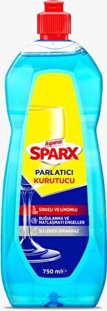 Asperox Sparx Bulaşık Makinesi Partlatıcı & Kurutucu Sirkeli ve Limonlu 750 ml