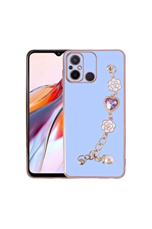 Xiaomi Redmi 12c Ile Uyumlu Kılıf El Tutamaçlı Kamera Korumalı Kadın Telefon Kılıfı Kapak