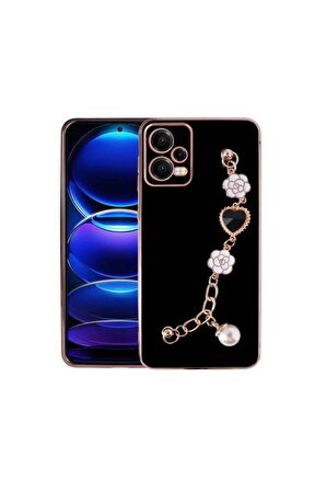Xiaomi Redmi Note 12 5g Ile Uyumlu Kılıf El Tutamaçlı Kamera Korumalı Kadın Telefon Kılıfı Kapak