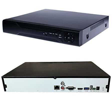 NZMVision 8016T-Q-4MP DC 12V 16 Kanal NVR Kayıt Cihazı