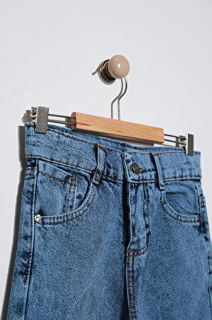 Kız Çocuk İspanyol Paça Kot Pantolon PNT.0214-Z