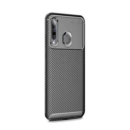 Gpack Huawei Honor 20 Lite Kılıf Negro Karbon SilikonNano Glass