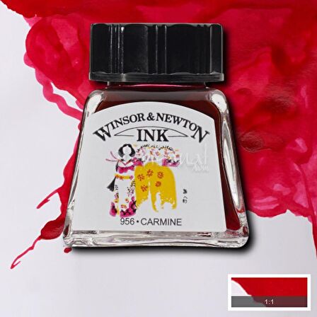 Winsor&Newton Ink Çizim Mürekkebi 14 ml 127 Carmine