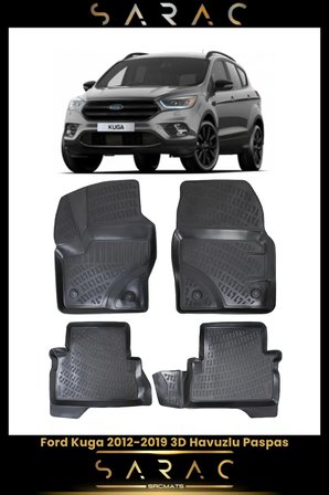 Ford Kuga 2014 Model Araca Özel 3d Havuzlu Paspas