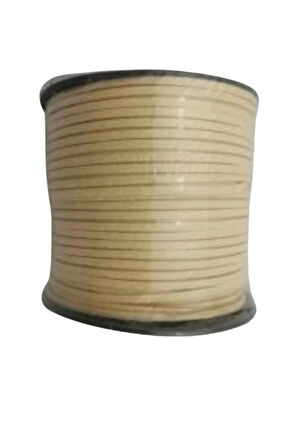 Güderi İp 1 mm Krem 5 Metre