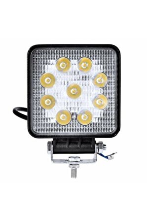 9 Led Kare Sis Çalışma Lambası 12/24V