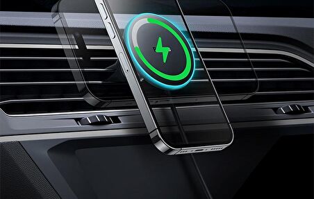 Baseus 15W Magsafe Kablosuz Araç Şarjı, 25W Type-C Araç Çakmaklık Şarjı Aleti, Düşmez Titremez Sarsılmaz