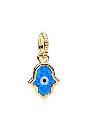 Nazar Koruyucu El Charm | 925 Ayar Gümüş
