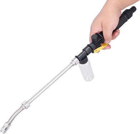 Monozone Yüksek Basınçlı Metal 56cm Ayarlanabilir Köpüklü Su Püskürtücü Araba,Bahçe,Pencere Yıkama