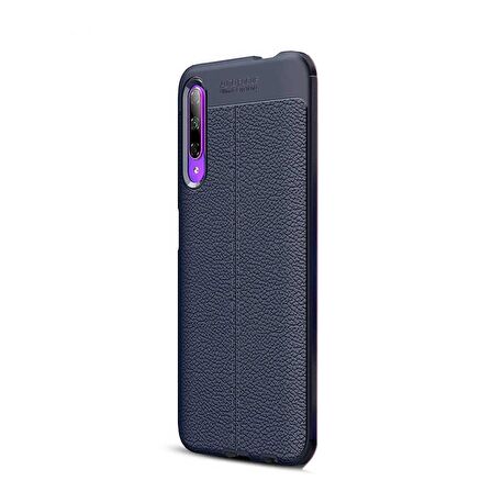 Gpack Huawei P Smart Pro 2019 Kılıf Niss Silikon Deri Görünümlü