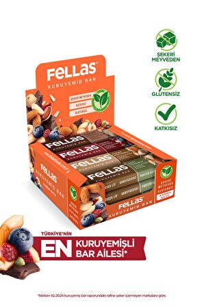 Kuruyemiş Bar Karışık Paket 30 gr x 12 (4 Çeşit)