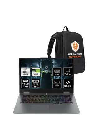 LOQ i7-14700HX 48GB 4TB SSD RTX5070/8GB 115W FHD 17.3" FDOS Gaming Laptop & PER4 ÇANTA