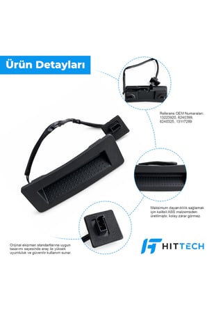 Opel Astra H Uyumlu Bagaj Açma Düğmesi Butonu Switch (OEM: 6240399, 13117289, 6240355)