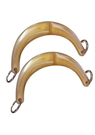 Çanta Sapı Ay Model Bal Rengi 17 cm