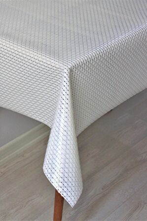 Pvc Şeffaf Kaplama Silinebilir Masa Örtüsü Hasır-476