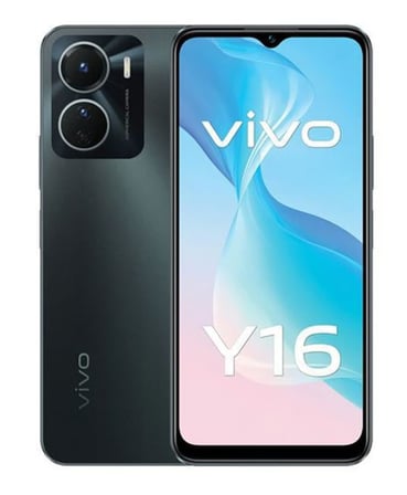 Vivo Y16 Siyah 64 GB 4 GB RAM YENİLENMİŞ ÜRÜN (a kalite) 12 Ay Garantili