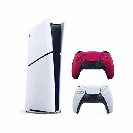 Sony Playstation 5 Slim Dijital Edition +2. Kırmızı Dualsense