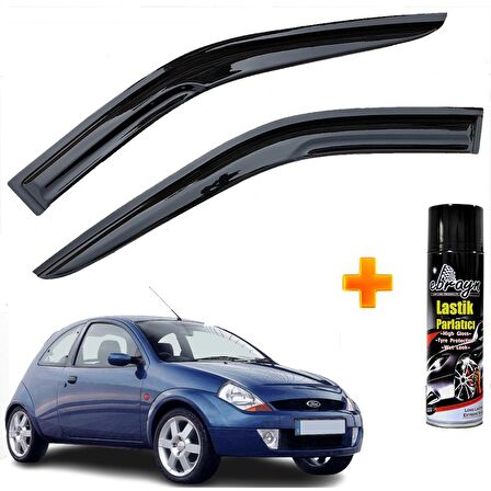 Ford KA Mügen Cam Rüzgarlığı 1997-2007 Arası Ön İki Camlar 2 Li Takım +500ml Lastik Parlatıcı