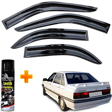 Renault 21 Manager Mügen Cam Rüzgarlığı Tüm Kasalar 4 Lü Takım +500ml Lastik Parlatıcı