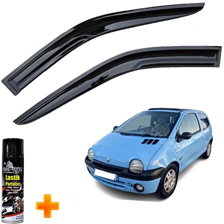 Renault Twingo Mügen Cam Rüzgarlığı 1997-2002 Arası Tek Kapı 2'li Takım +500ml Lastik Parlatıcı