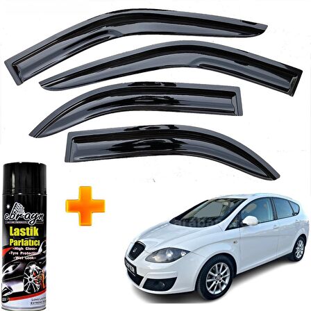 Seat Altea Mügen Cam Rüzgarlığı 2004-2015 Arası 4 Lü Takım +500ml Lastik Parlatıcı