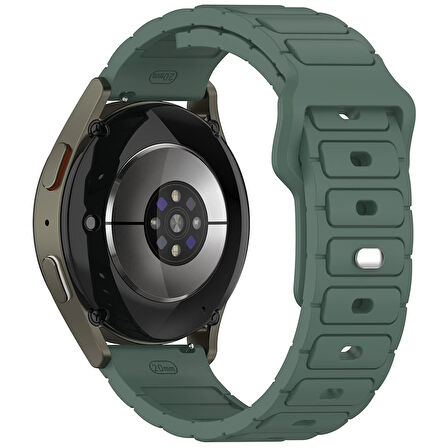 Samsung Galaxy Watch 46mm Lopard Krd-132 22mm Silikon Kordon Strap Kayış