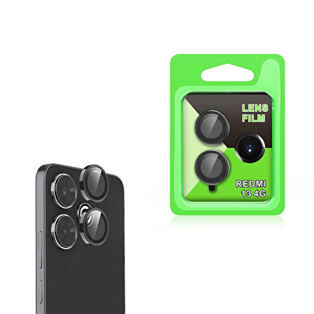 Xiaomi Redmi 13 4g Kamera Koruyucu Temperli Cam Parlak Lens Koruma Eko CL-07 Zore