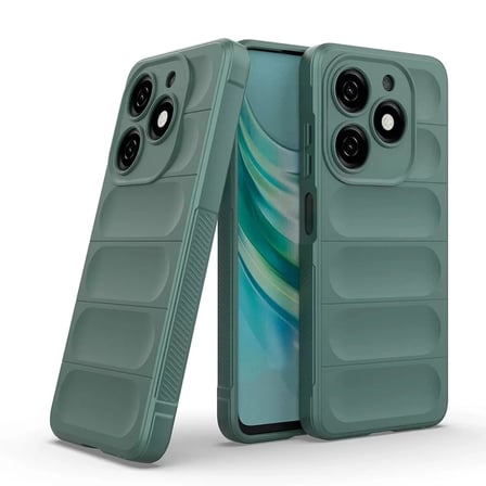 Tecno Spark 20 Kılıf Esnek Tpu Oyuklu Arka Yüzey Tasarımlı Lopard Etnik Silikon Kapak