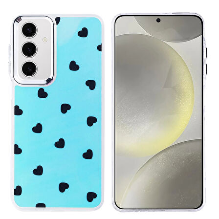 Samsung Galaxy S24 Fe Kılıf Airbag Tasarımlı Lopard Hadra Kapak