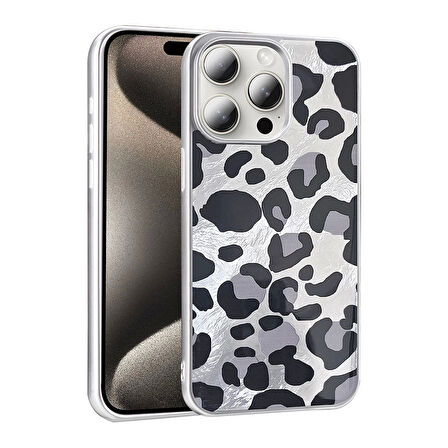 Apple İphone 14 Pro Max Kılıf Desenli Lopard Mep Kapak