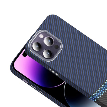 Apple İphone 14 Pro Max Kılıf Magsafe Şarj Karbon Fiber Görünümlü Hafif Sağlam Lopard Gros Kapak Telefon Kılıfı