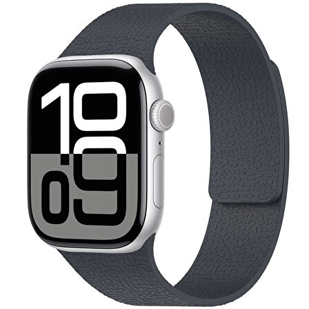Apple Watch Ultra 49mm Lopard Krd-136 Kabartma Desenli Silikon Kordon