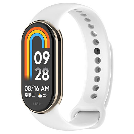 Xiaomi Mi Band 8 Serisi Klasik Kordon Silikon Strap Kayış