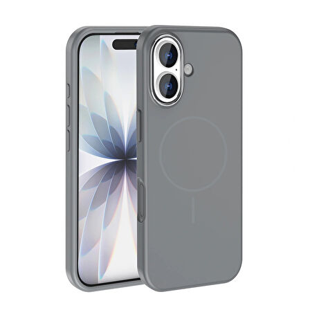 Apple İphone 17 Kılıf M-safe Şarj Özellikli Metal Kamera Çerçeveli Lopard Edi Silikon Kapak