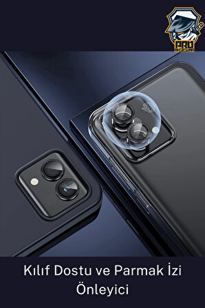 Xiaomi Redmi Note 12 Pro 5g Kamera Koruyucu Temperli Cam Parlak Lens Koruma Eko CL-07 Zore