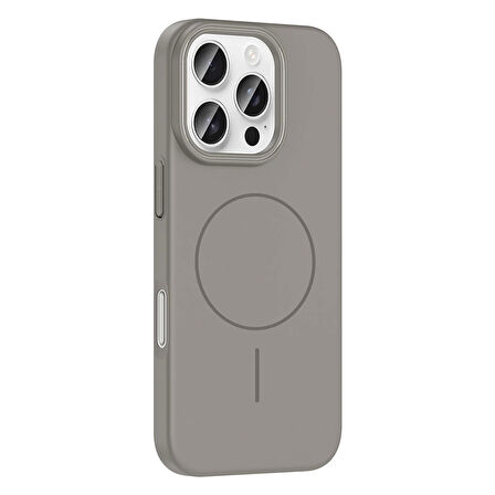 Apple İphone 16 Pro Kılıf Magsafe Şarj Özellikli Lopard Ruby Silikon Kapak