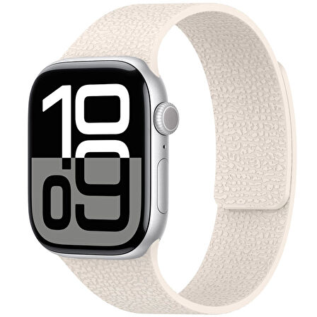 Apple Watch 40mm Lopard Krd-136 Kabartma Desenli Silikon Kordon