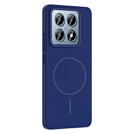 Xiaomi 14t Pro Kılıf M-safe Şarj Özellikli Lopard Ruby Sert Kapak