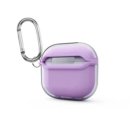 Apple Airpods 4 Kılıf Airbag 42 Metal Askı Aparatlı Kapak Kulaklık Kılıfı Estetik ve Maksimum Koruma