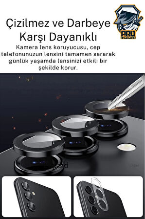 Samsung Galaxy S24 Fe Kamera Koruyucu Temperli Cam Parlak Lens Koruma Eko CL-07