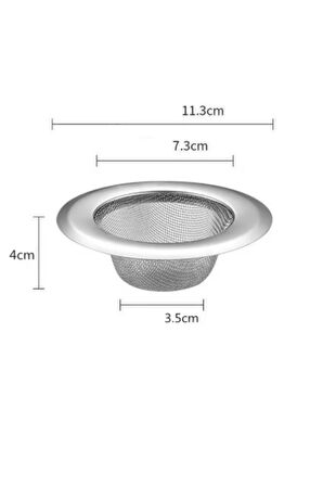 Mini Tel Lavabo Süzgeci Paslanmaz Çelik Küçük Mutfak Filtresi Tıkanıklık Önleyici Pratik Süzgeç