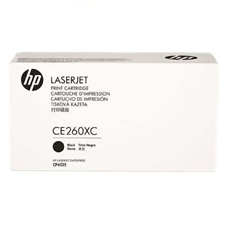 HP CE260XC (649X) Siyah Black Orjinal Toner Yüksek Kapasite - CP4525dn / CP4525n