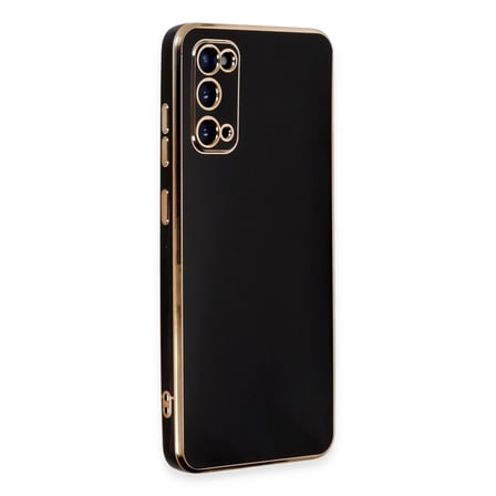 Samsung Galaxy S20 Kılıf Volet Silikon - Siyah
