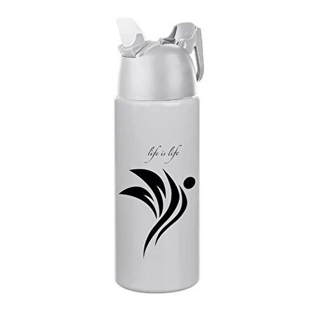 İpek Yıldızı® Kilitlenebilen Matara Güvenlikli Suluk Sporcu Matarası Spor Su Şişesi İçecek Şişesi 700ml