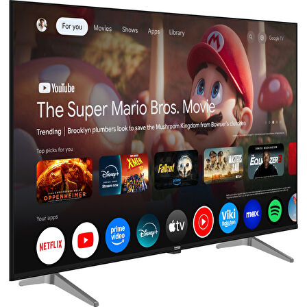Beko Crystal 7  B43 E 795 B 43" 109 Ekran Uydu Alıcılı 4K Ultra HD Google Smart LED TV