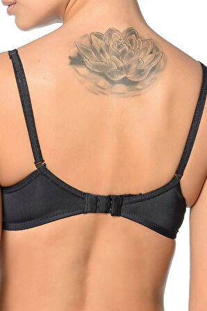 Micro Kaplı Desteksiz Sütyen Siyah