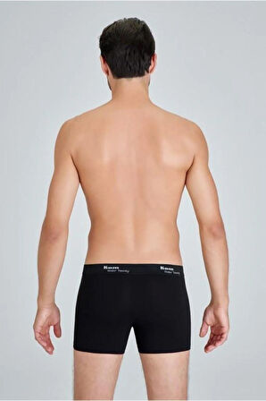 Tıght 2'li 94 Cotton 6 Elastan Erkek Boxer Gri